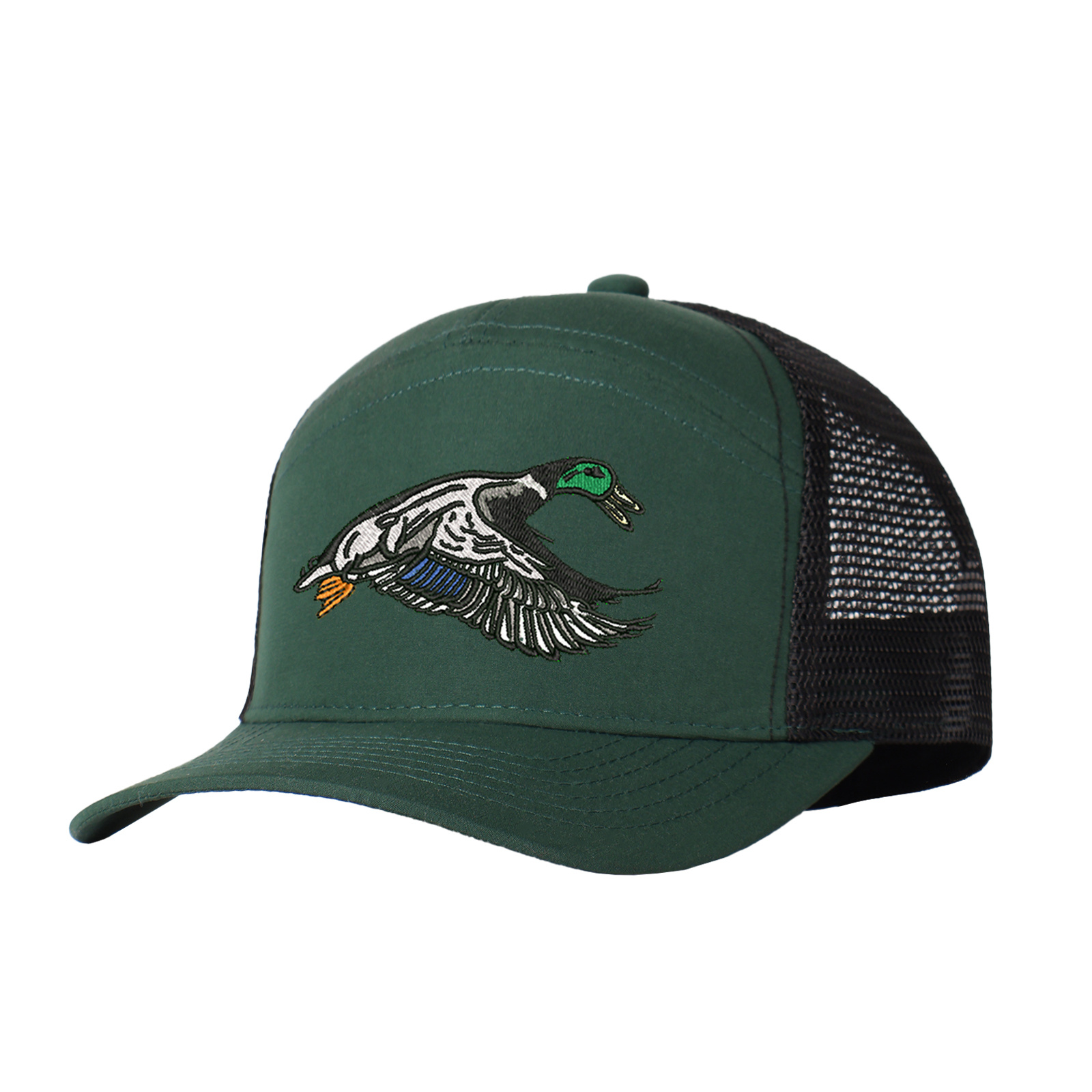 Mallard Duck Embroidered Trucker Hat product details