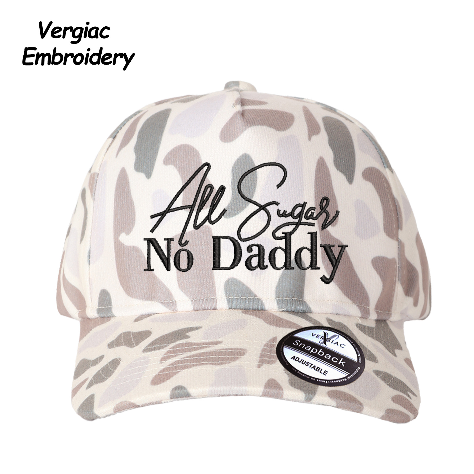 All Sugar No Daddy 5-Panel Trucker Hat product details