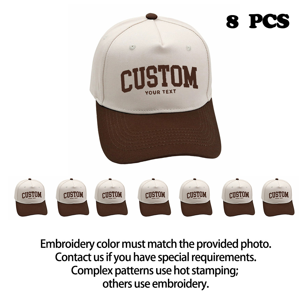 Custom Embroidered Trucker Hats (8-pack) product details