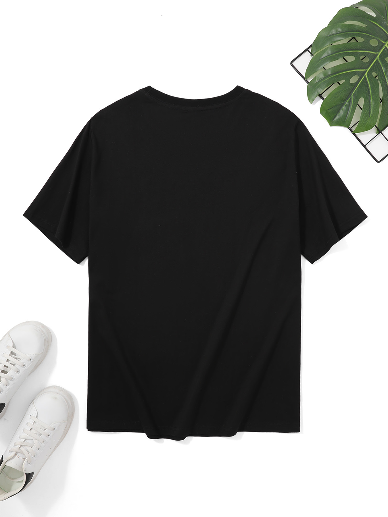 Maglietta Uomo 100% Cotone 180g Collo Tondo Stampa Geometrica No Signal Hip Hop Traspirante Estate Vestibilità Regolare_viptrois.com