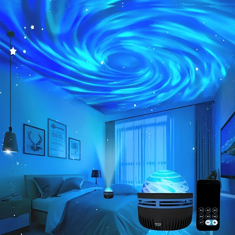 Bezaubernde Sternenhimmellampe – Elegantes Plug-In-Nachtlicht für romantische Schlafzimmer, Urlaub, Campingabenteuer und Partys_voghion.com