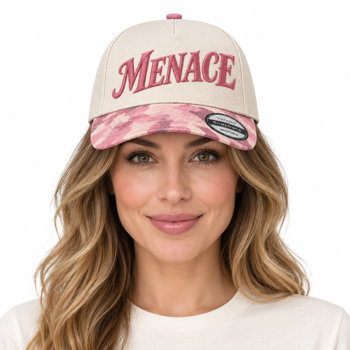 Menace Vintage 5-Panel Trucker Hat product details