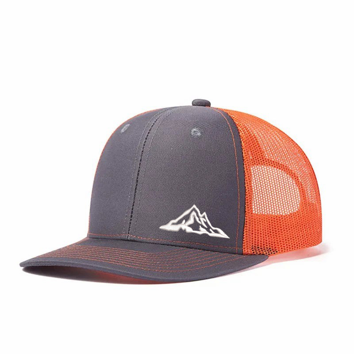 Snowy Mountain Embroidered Trucker Hat / Mesh Cap product details