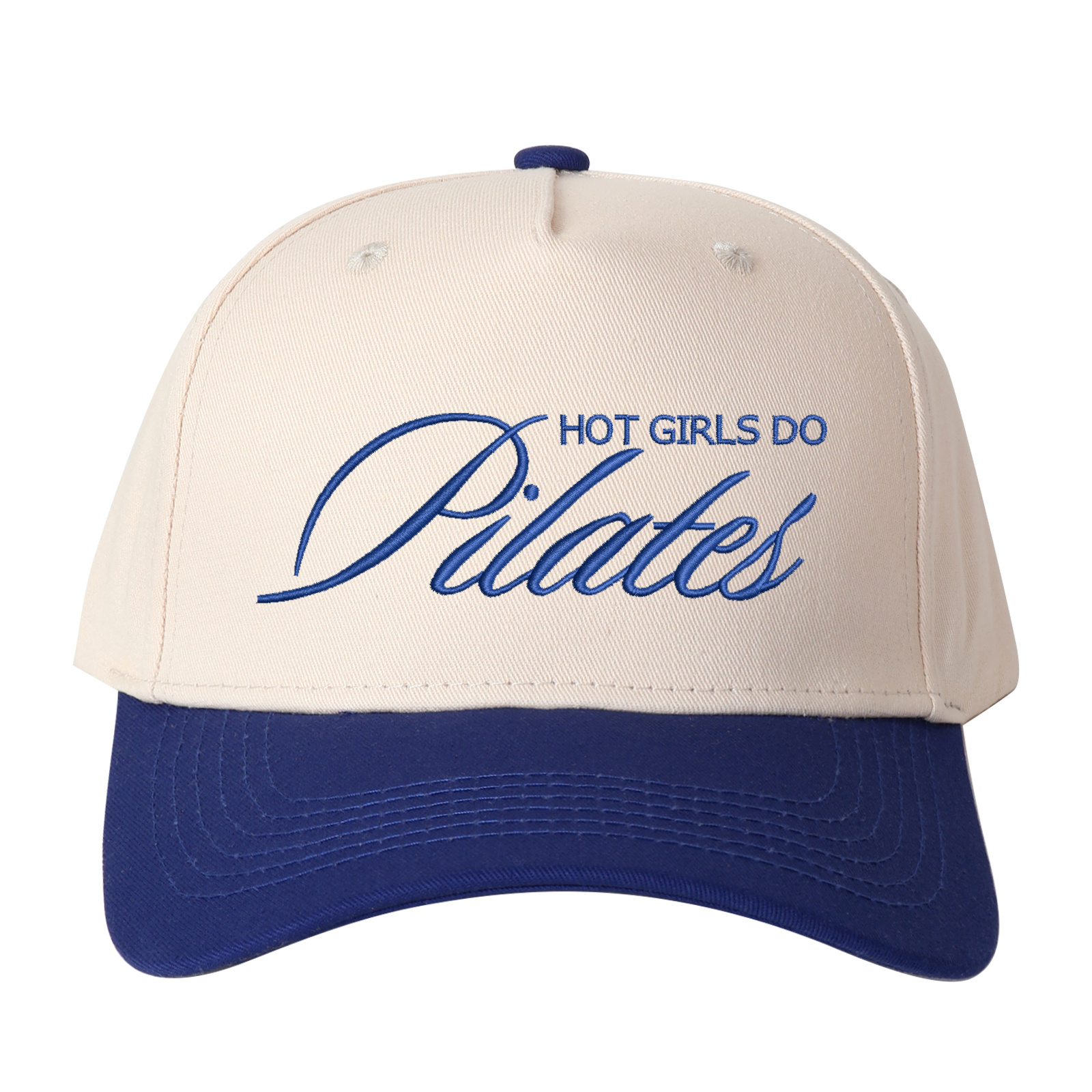 Hot Girls Do Pilates Embroidered Trucker Hat product details