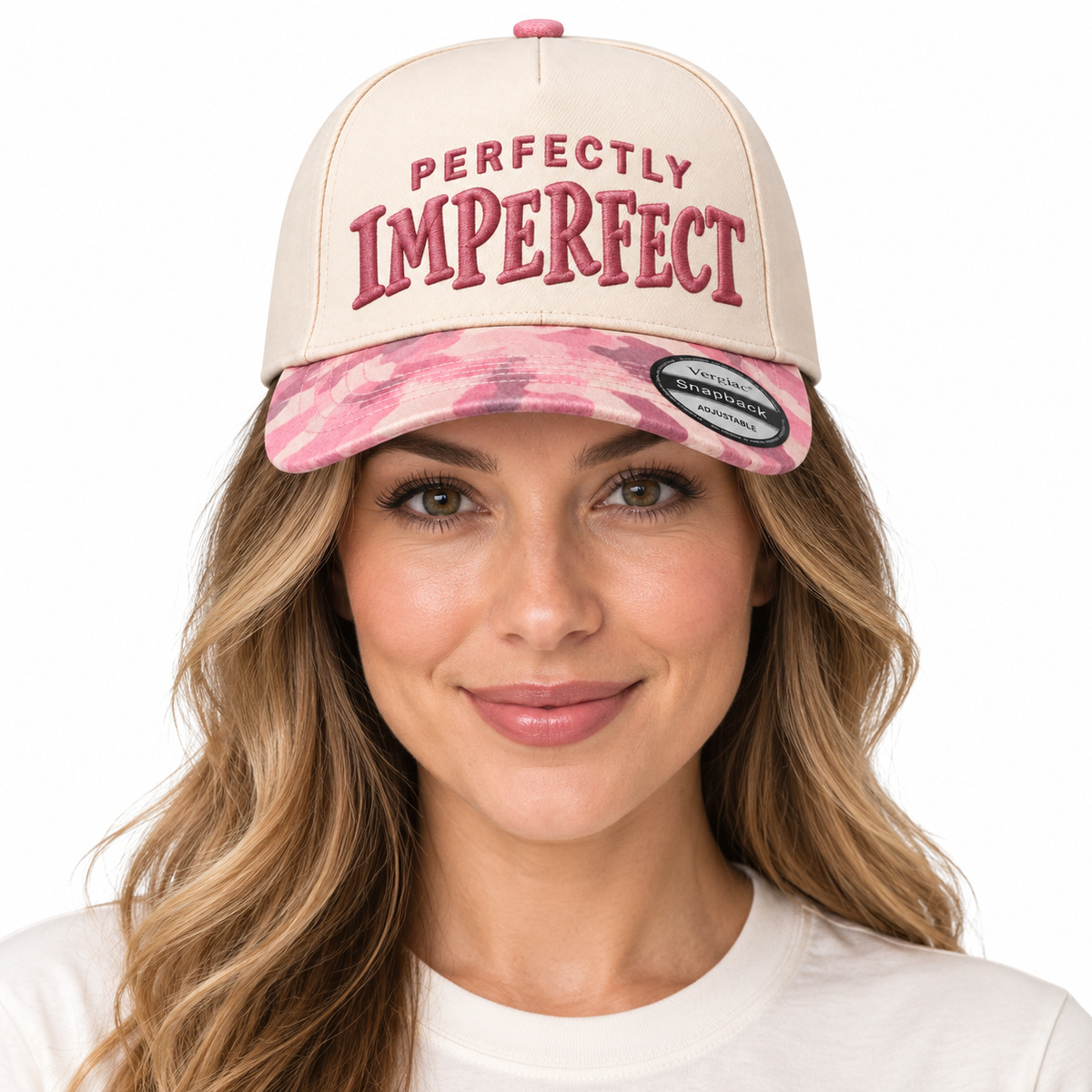 Perfectly Imperfect Vintage 5-Panel Trucker Hat product details