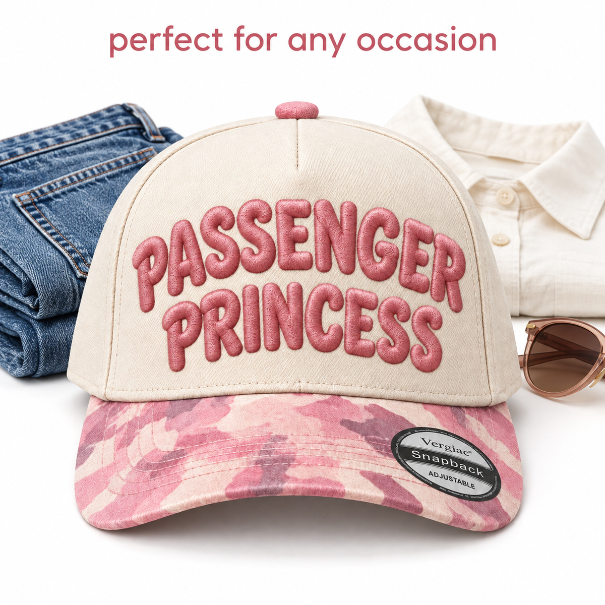 Passenger Princess Rounded 5-Panel Trucker Hat product details