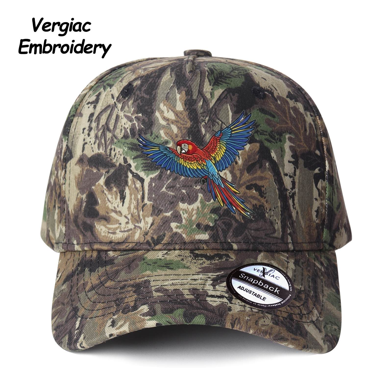 Parrot Embroidered Trucker Hat product details