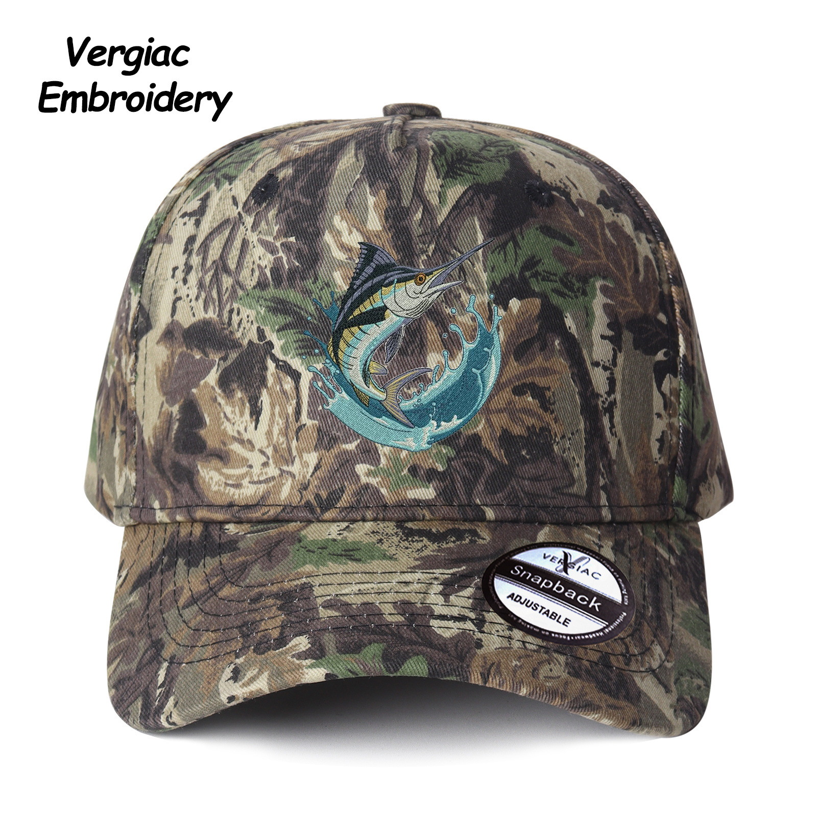 Sailfish Embroidered Trucker Hat product details