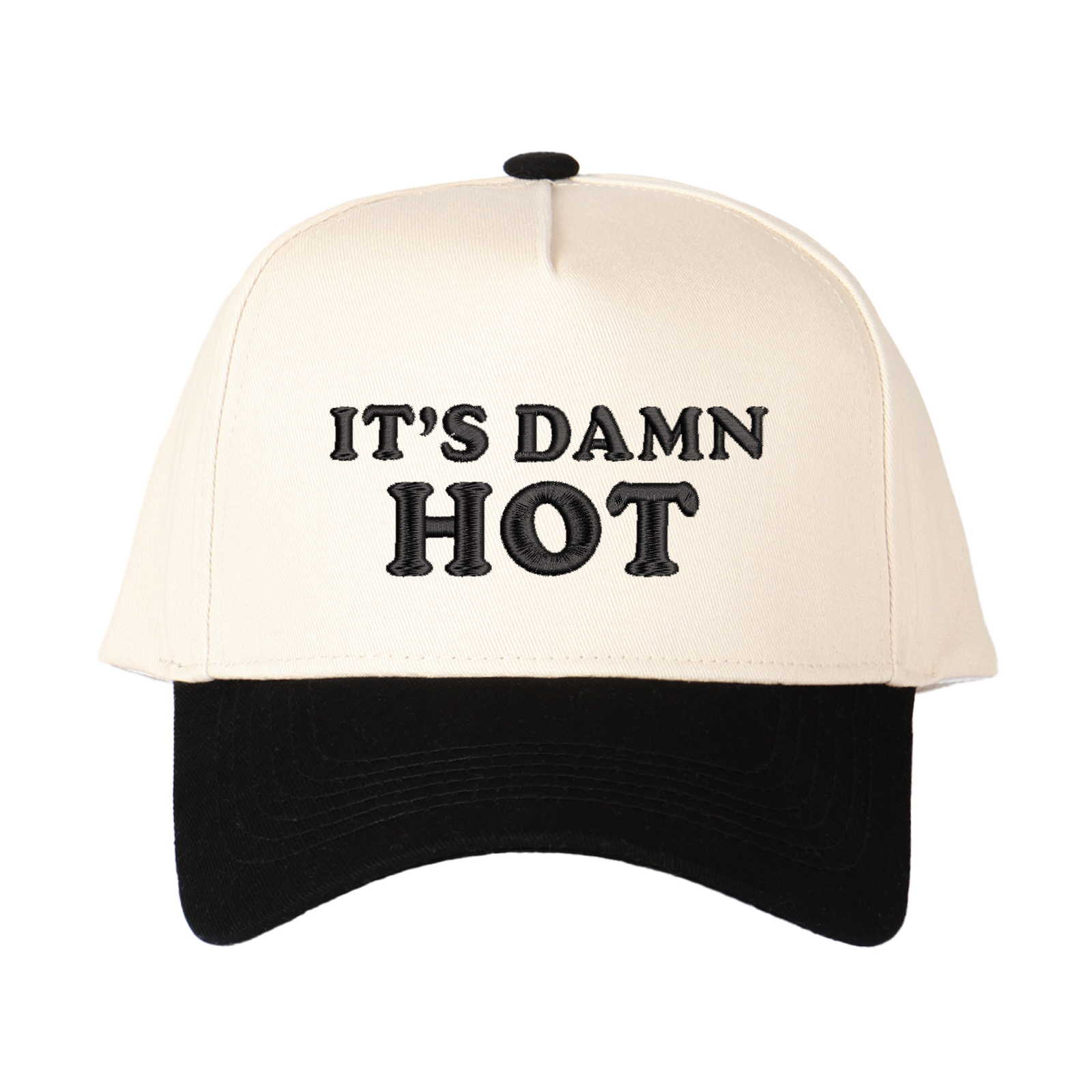 It's Damn Hot Embroidered Trucker Hat product details