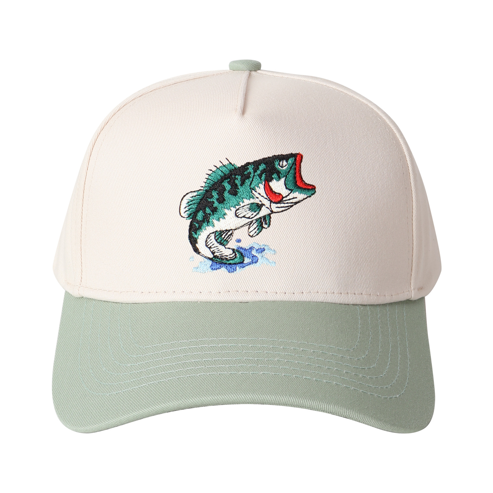 Largemouth Bass Embroidered Trucker Hat product details