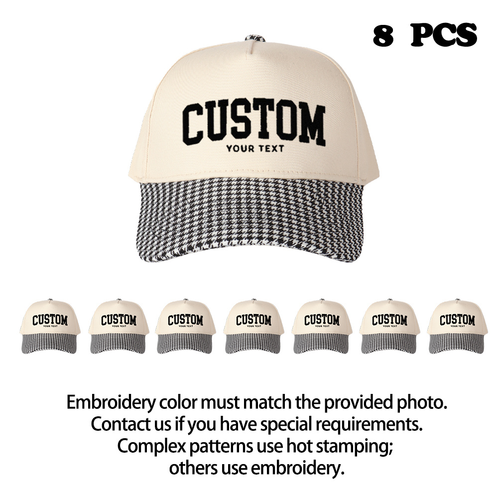 Custom Embroidered Trucker Hats (8-pack) product details