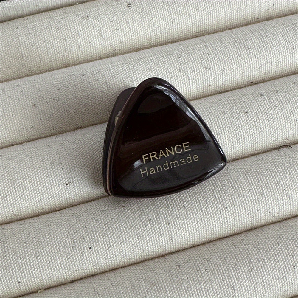Pinza de pelo triangular acetato pequeña accesorio elegante_voghion.com