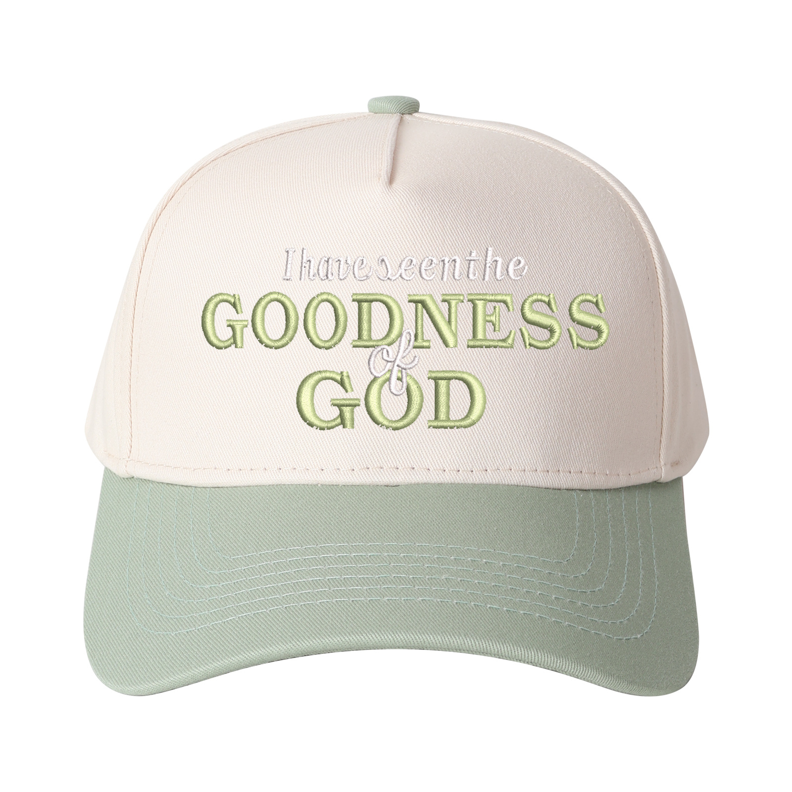 I Have Seen The Goodness Of God Embroidered Trucker Hat product details