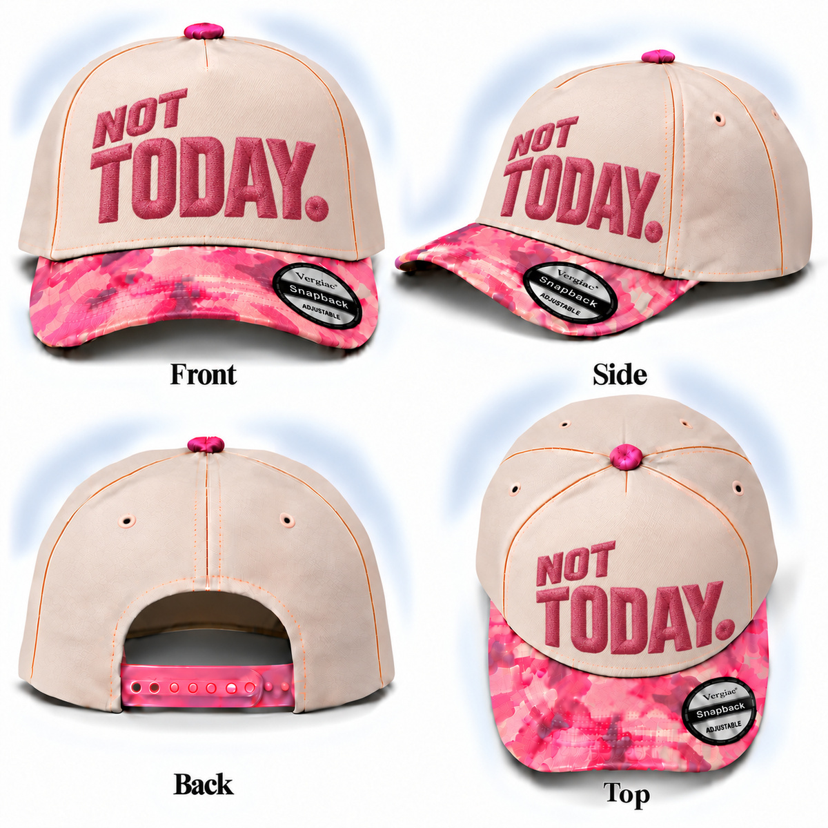 Not Today 5-Panel Trucker Hat product details