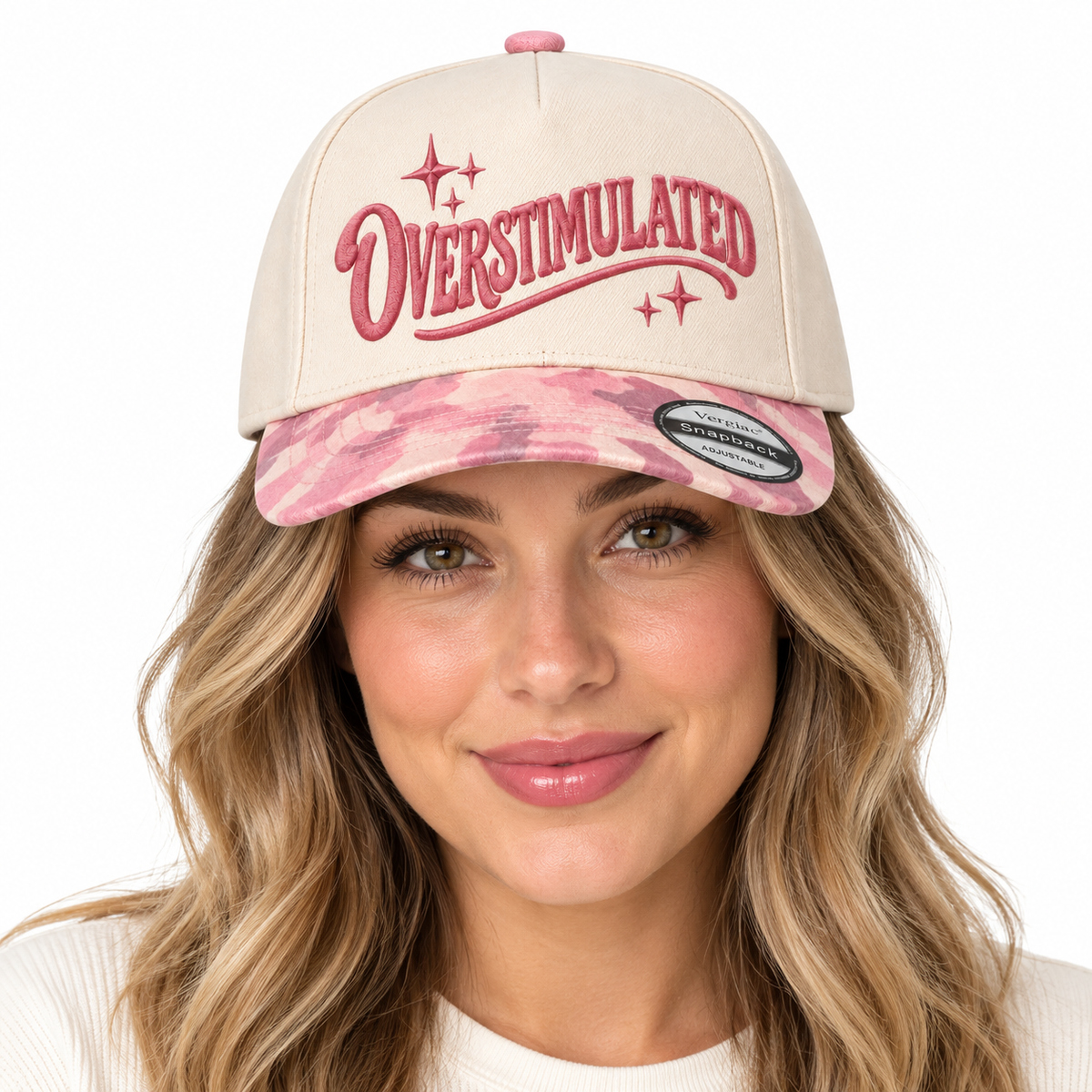 Overstimulated Star 5-Panel Trucker Hat product details