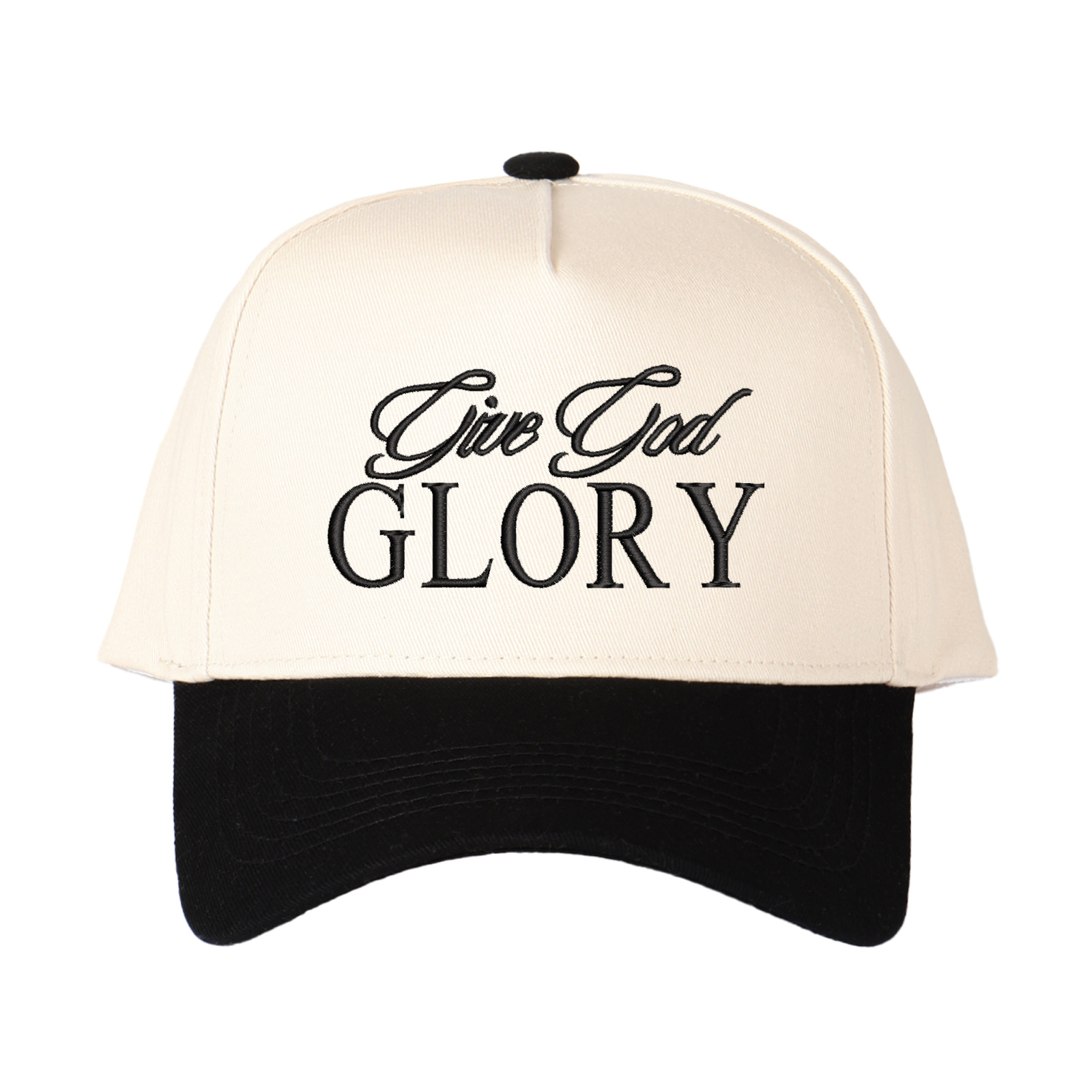 Give God Glory Embroidered Trucker Hat product details