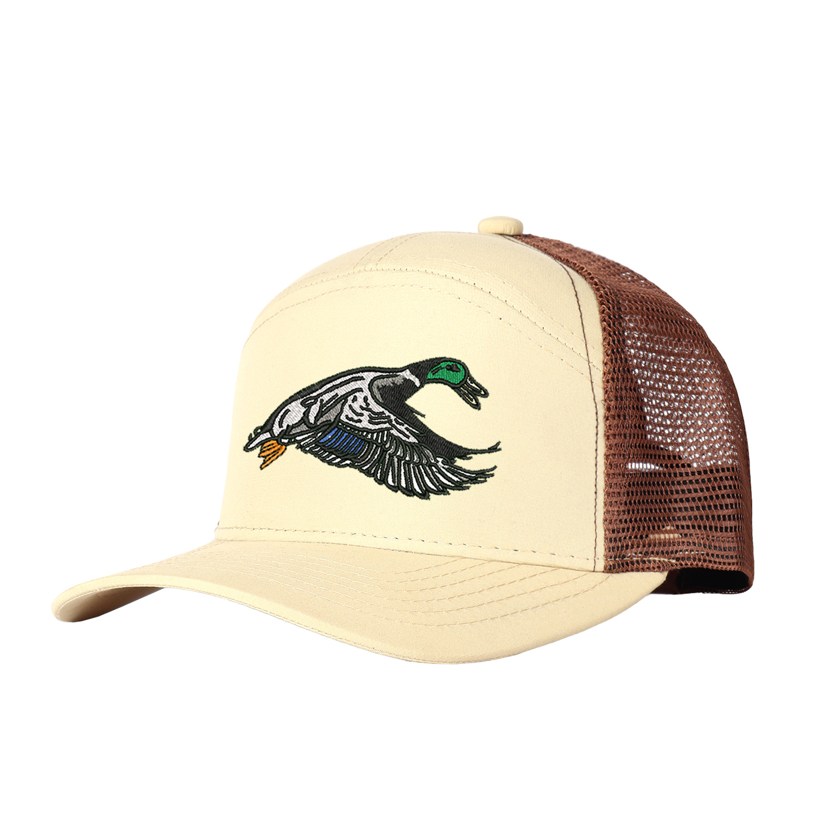 Mallard Duck Embroidered Trucker Hat product details