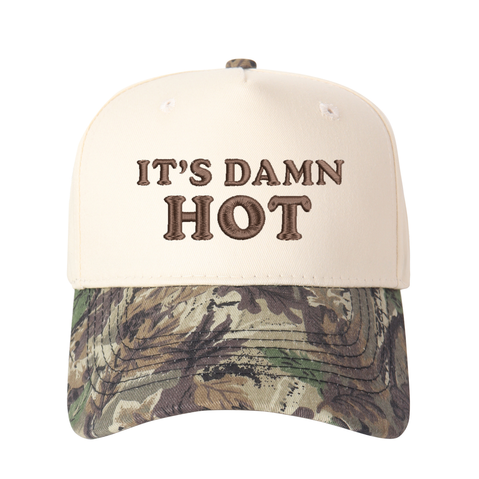 It's Damn Hot Embroidered Trucker Hat product details