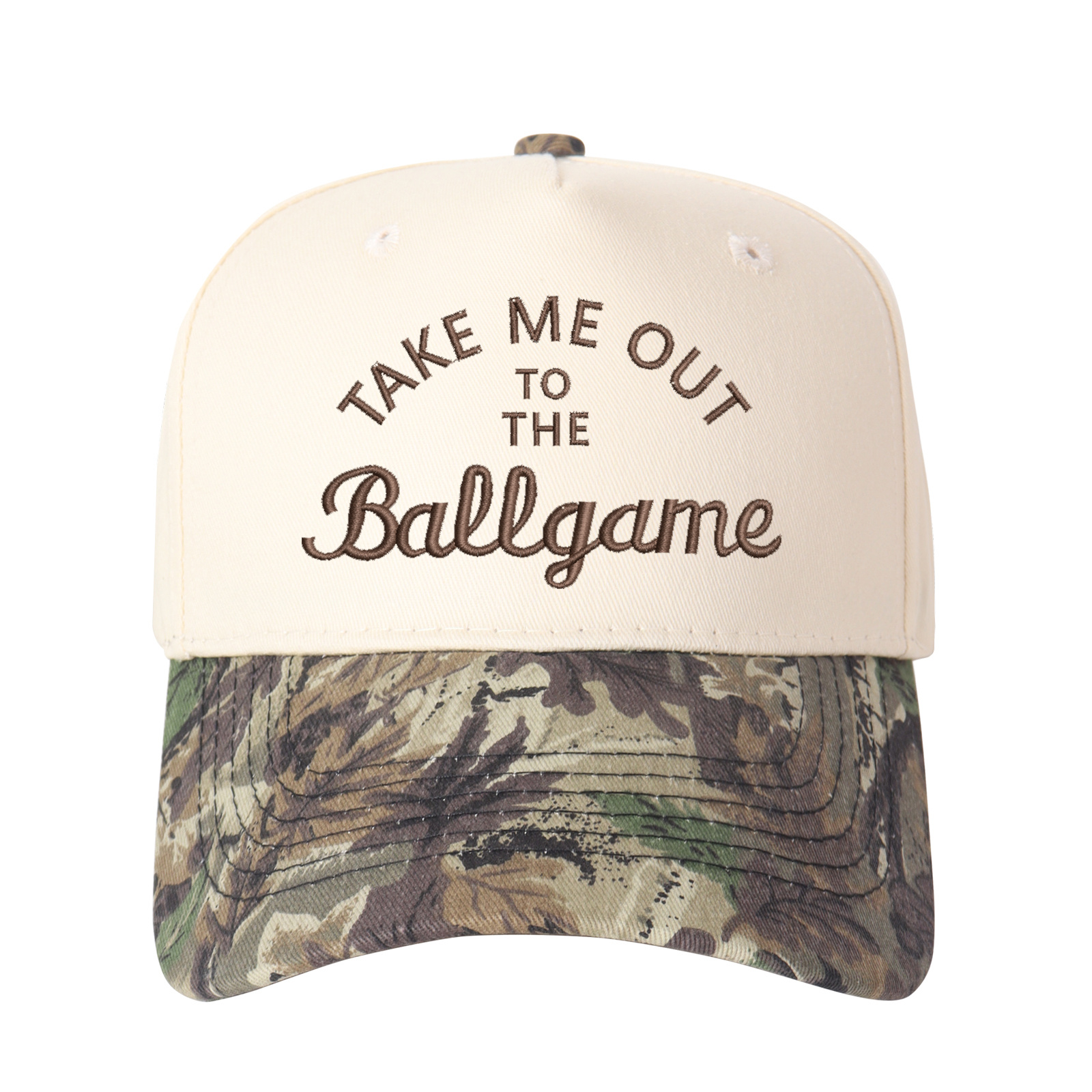 Take Me Out To The Ballgame Embroidered Trucker Hat product details