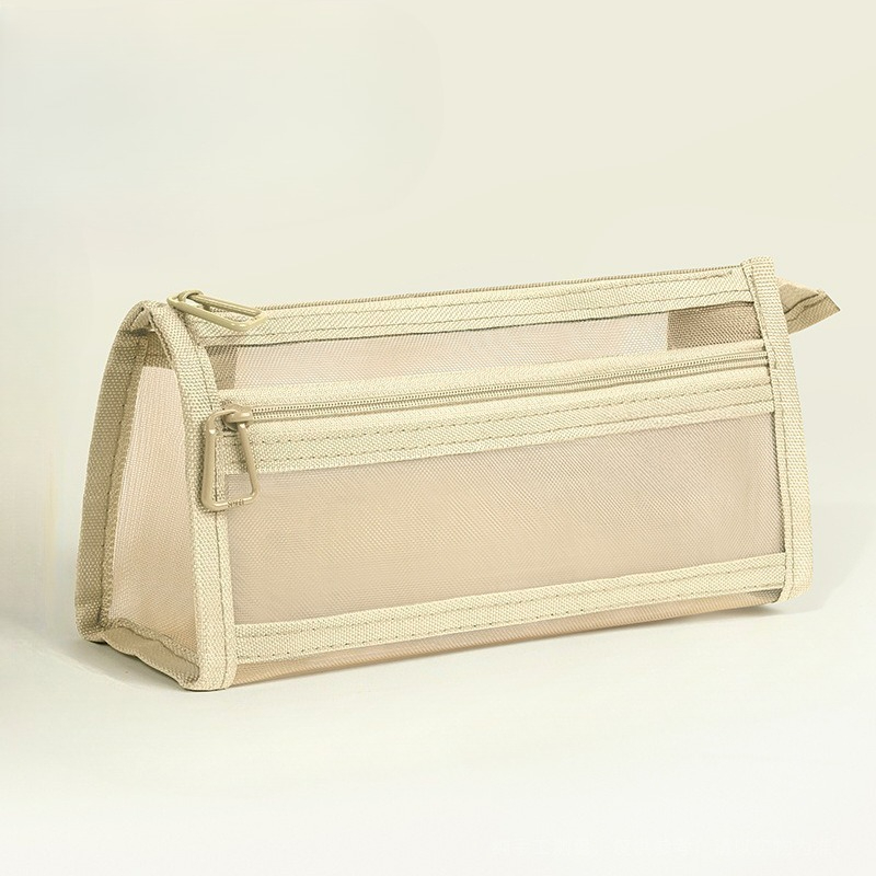 Transparent Mesh Pencil Case vs Solid Pouch Exam Day Organization — view 2