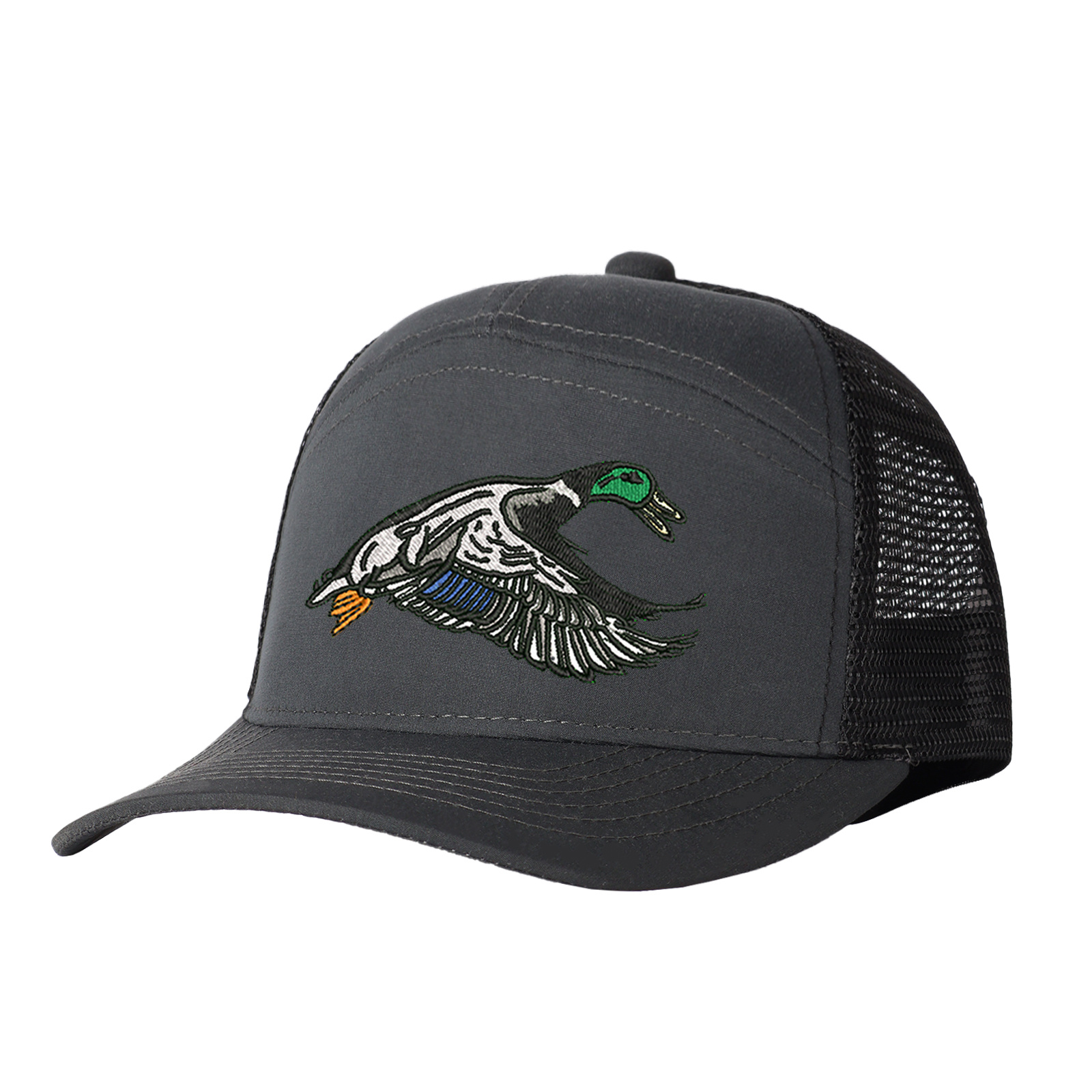 Mallard Duck Embroidered Trucker Hat product details