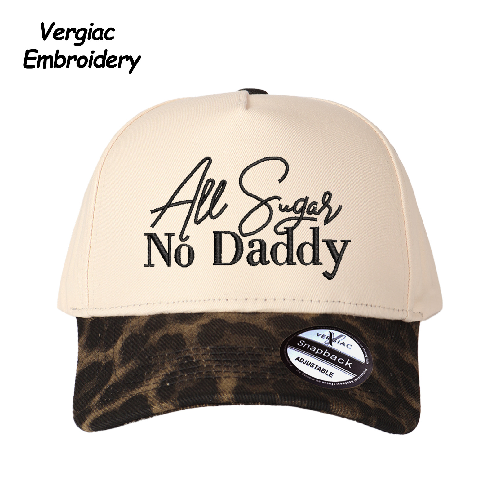 All Sugar No Daddy 5-Panel Trucker Hat product details