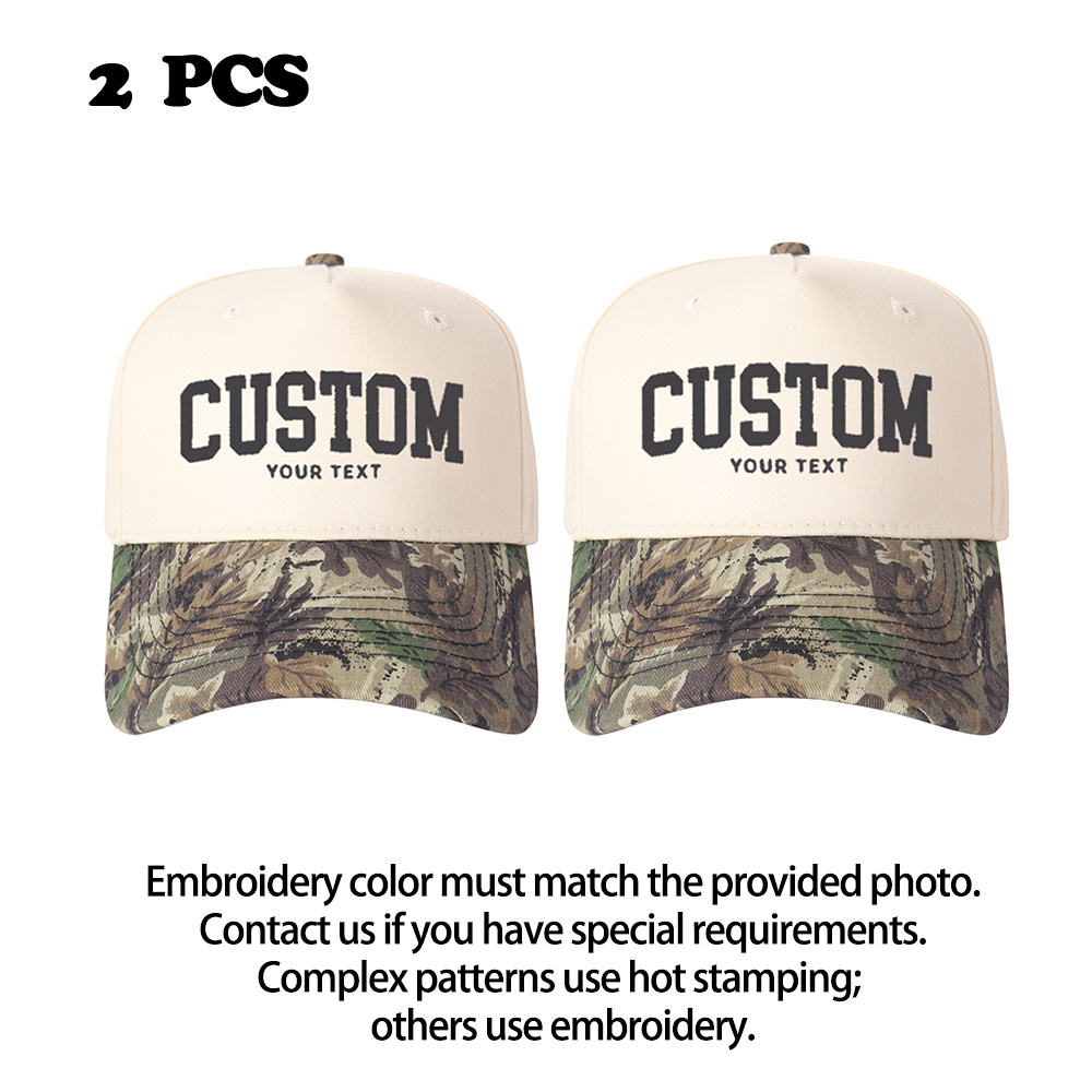 Custom Embroidered Trucker Hats (2-pack) product details