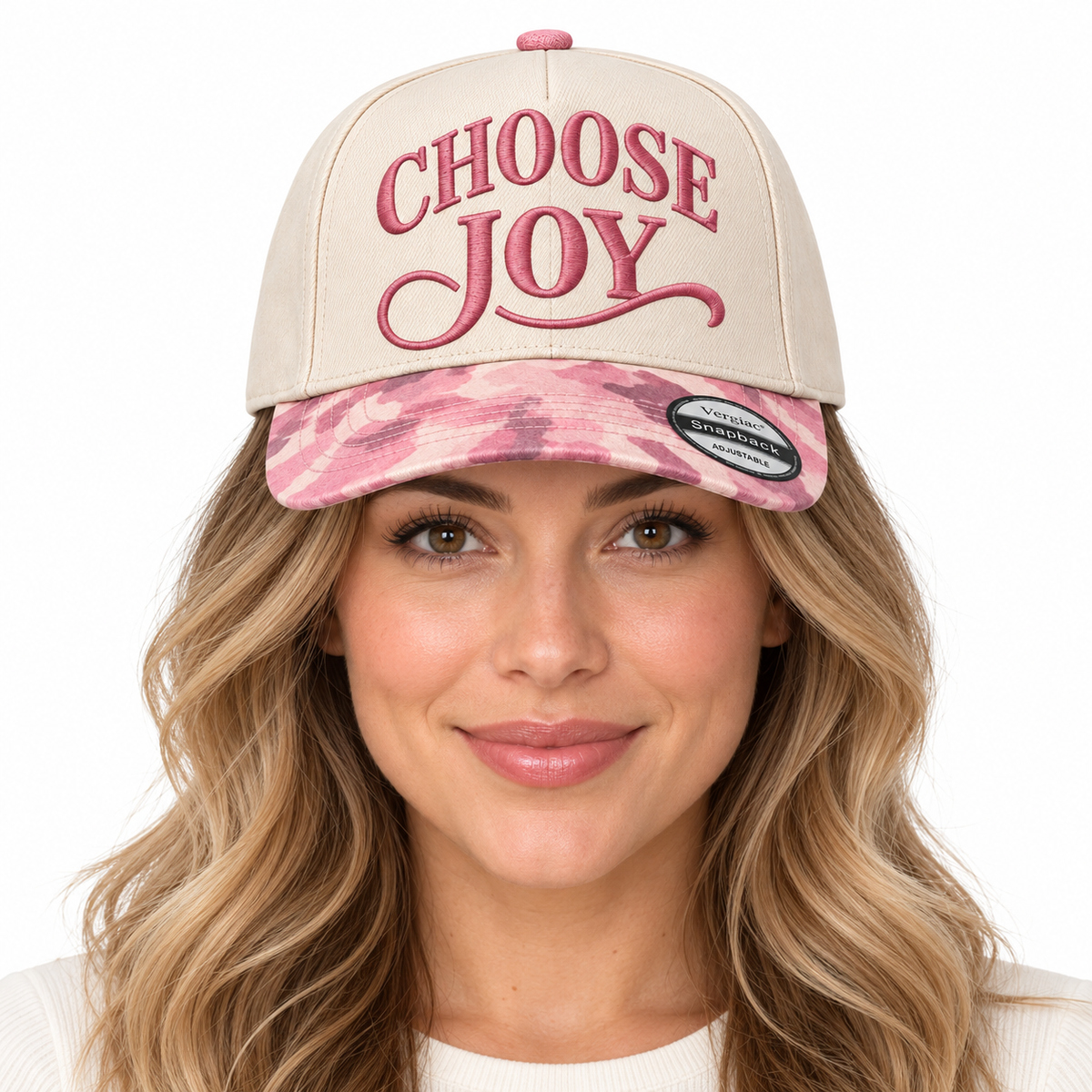 Choose Joy 5-Panel Trucker Hat product details