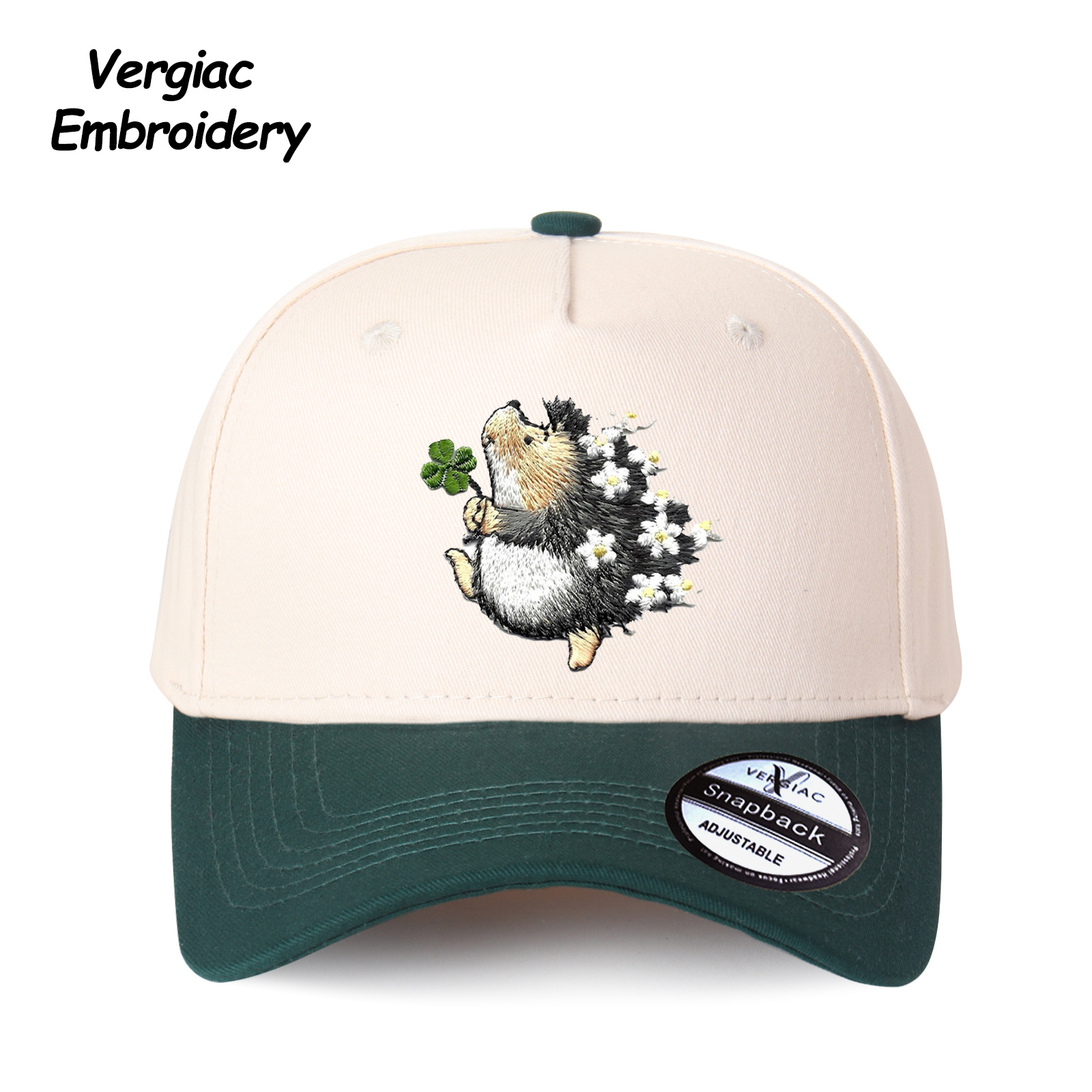 Hedgehog Embroidered Trucker Hat product details