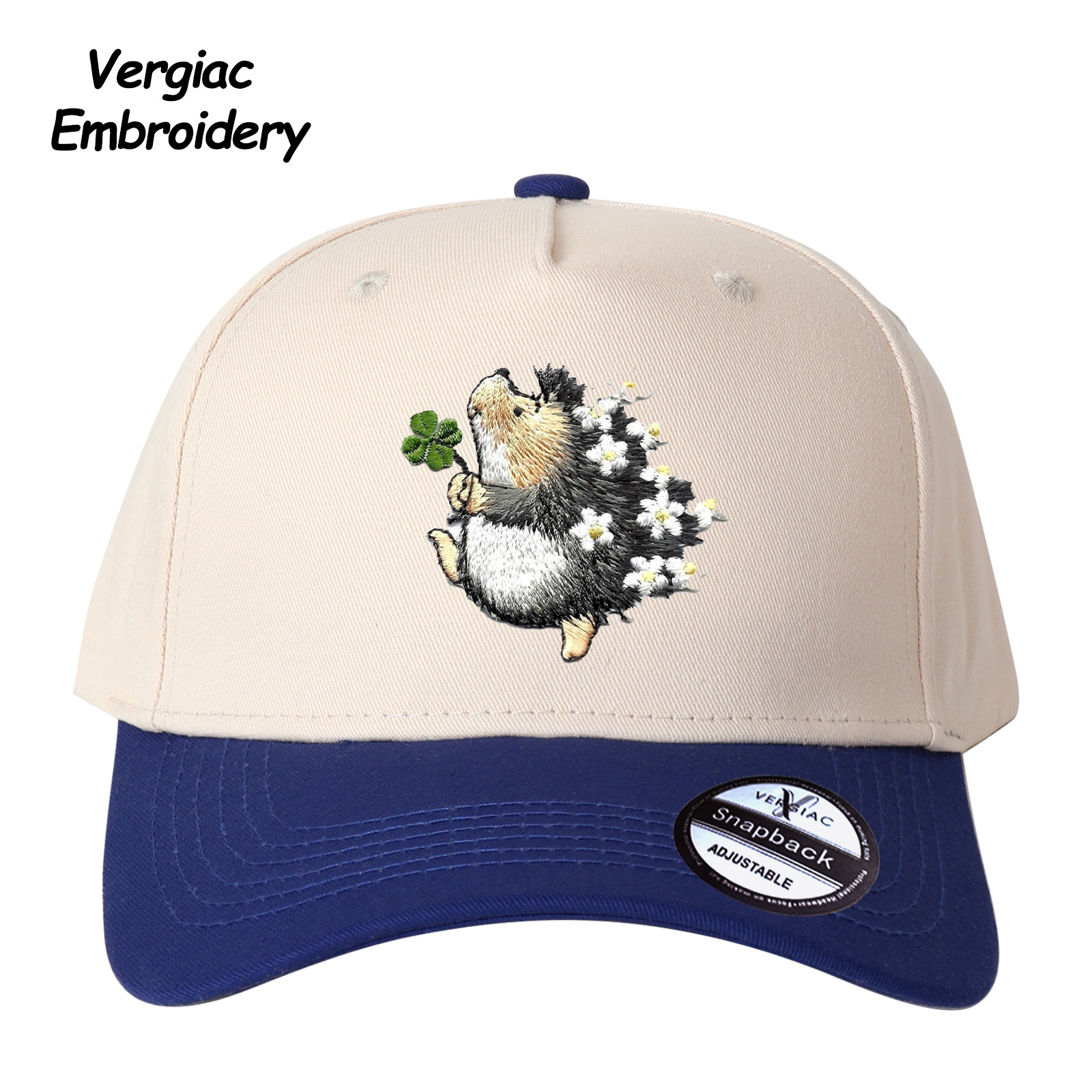 Hedgehog Embroidered Trucker Hat product details