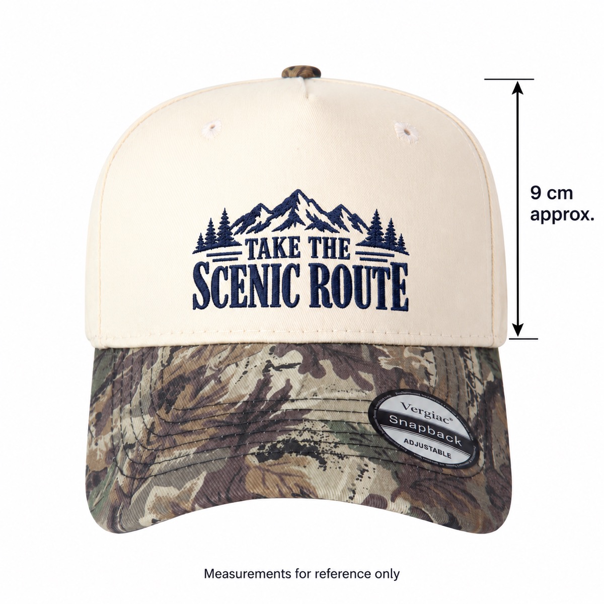 Take The Scenic Route 5-Panel Trucker Hat product details