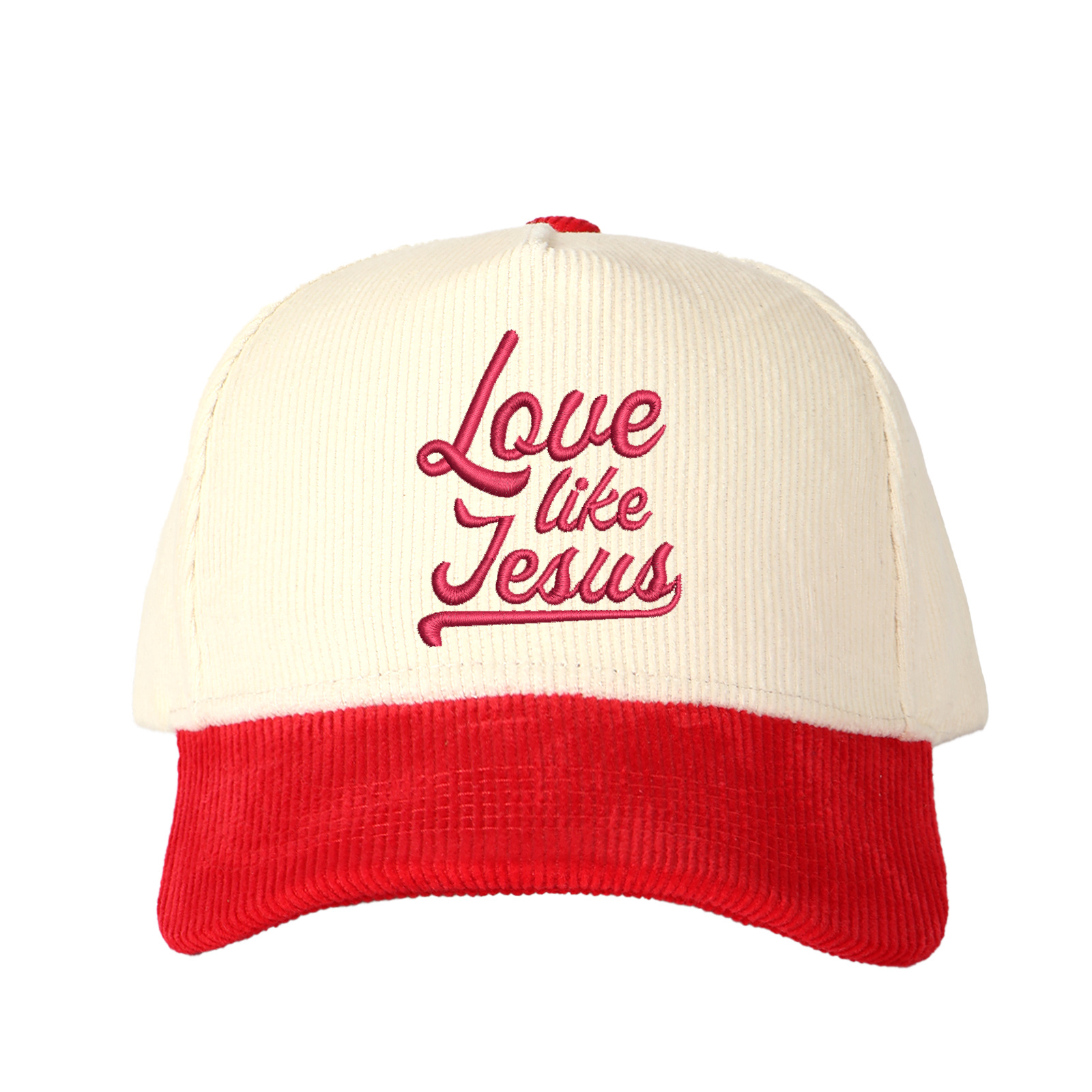 Love Like Jesus Embroidered Trucker Hat product details