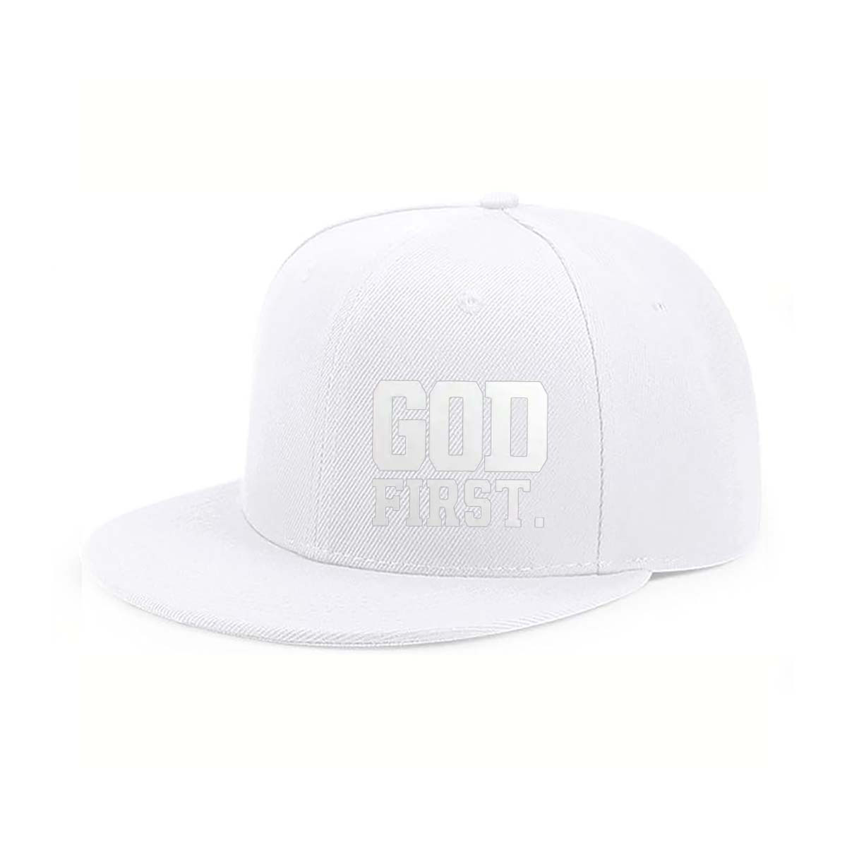 God First. Embroidered Trucker Hat product details