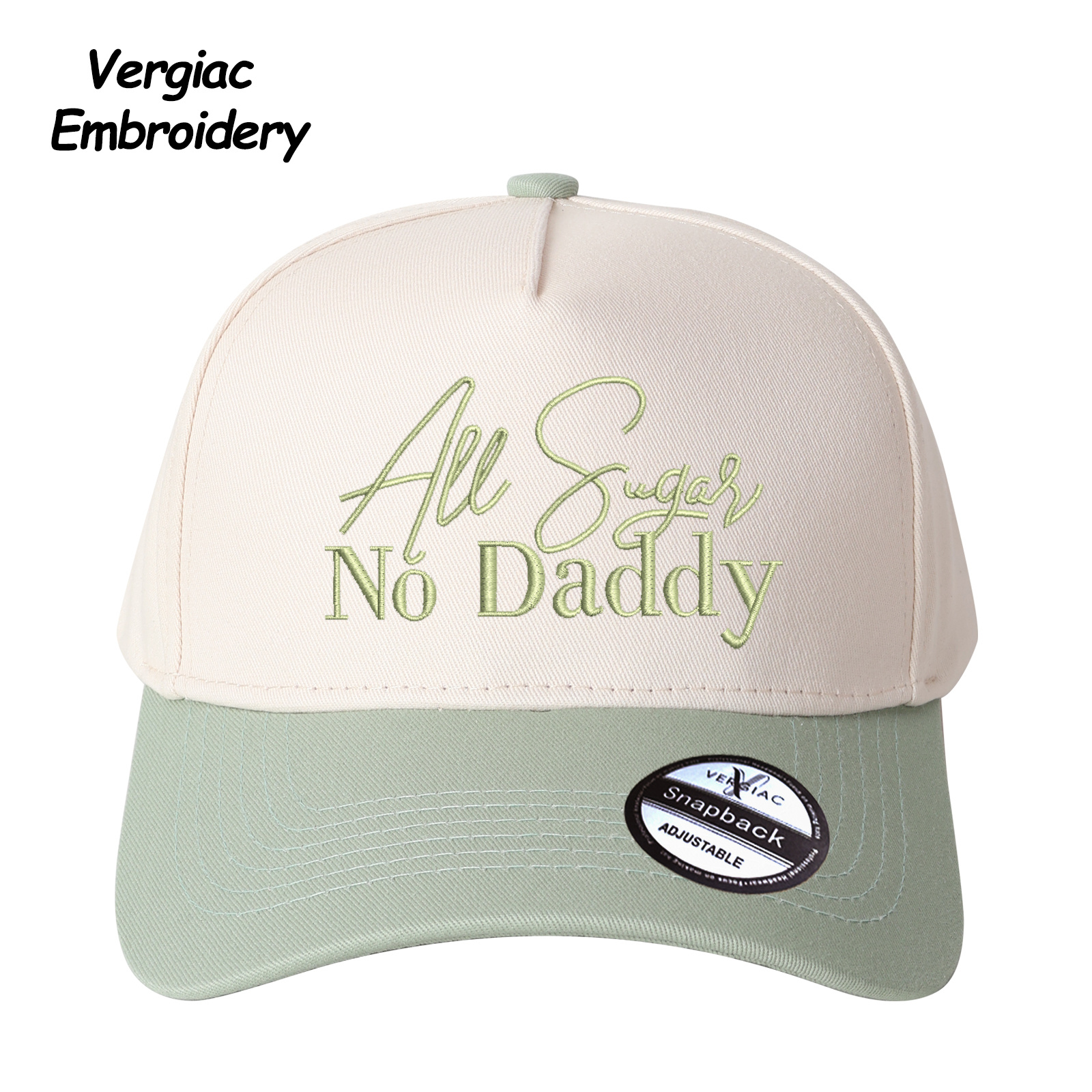 All Sugar No Daddy 5-Panel Trucker Hat product details