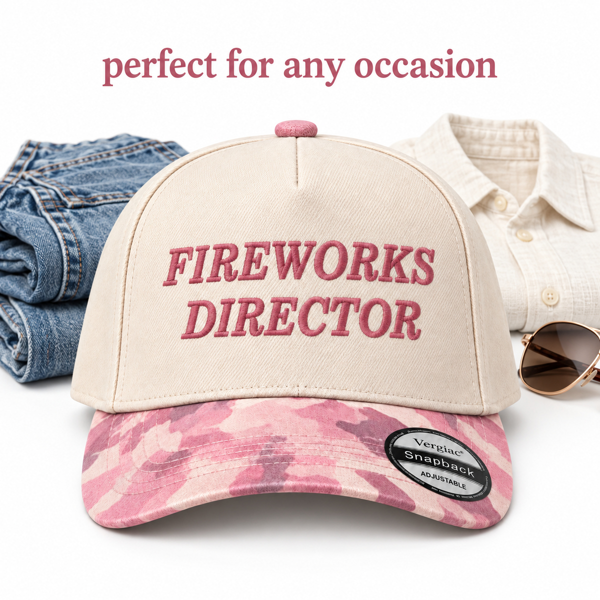 Fireworks Director 5-Panel Trucker Hat product details