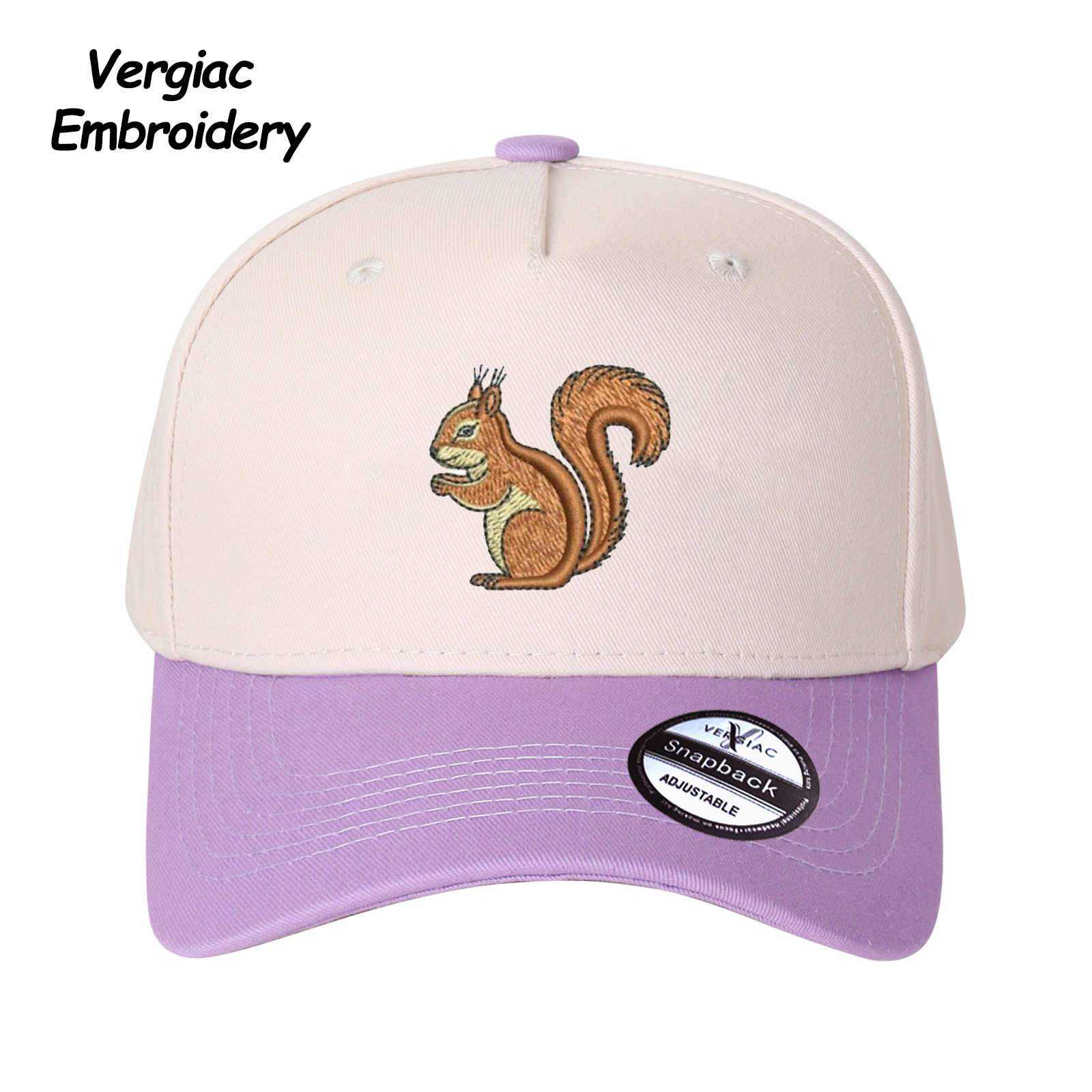 Squirrel Embroidered Trucker Hat product details