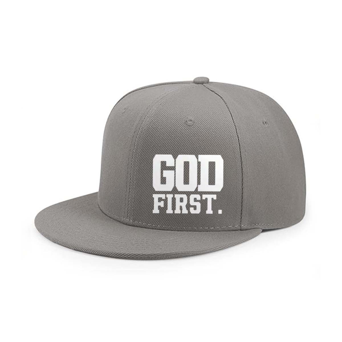 God First. Embroidered Trucker Hat product details
