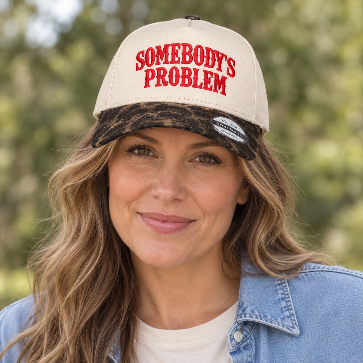 Somebody's Problem 5-Panel Trucker Hat product details