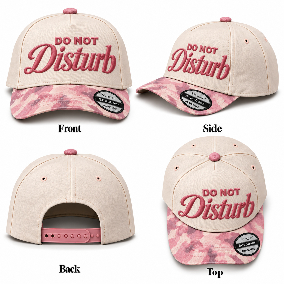Do Not Disturb 5-Panel Trucker Hat product details