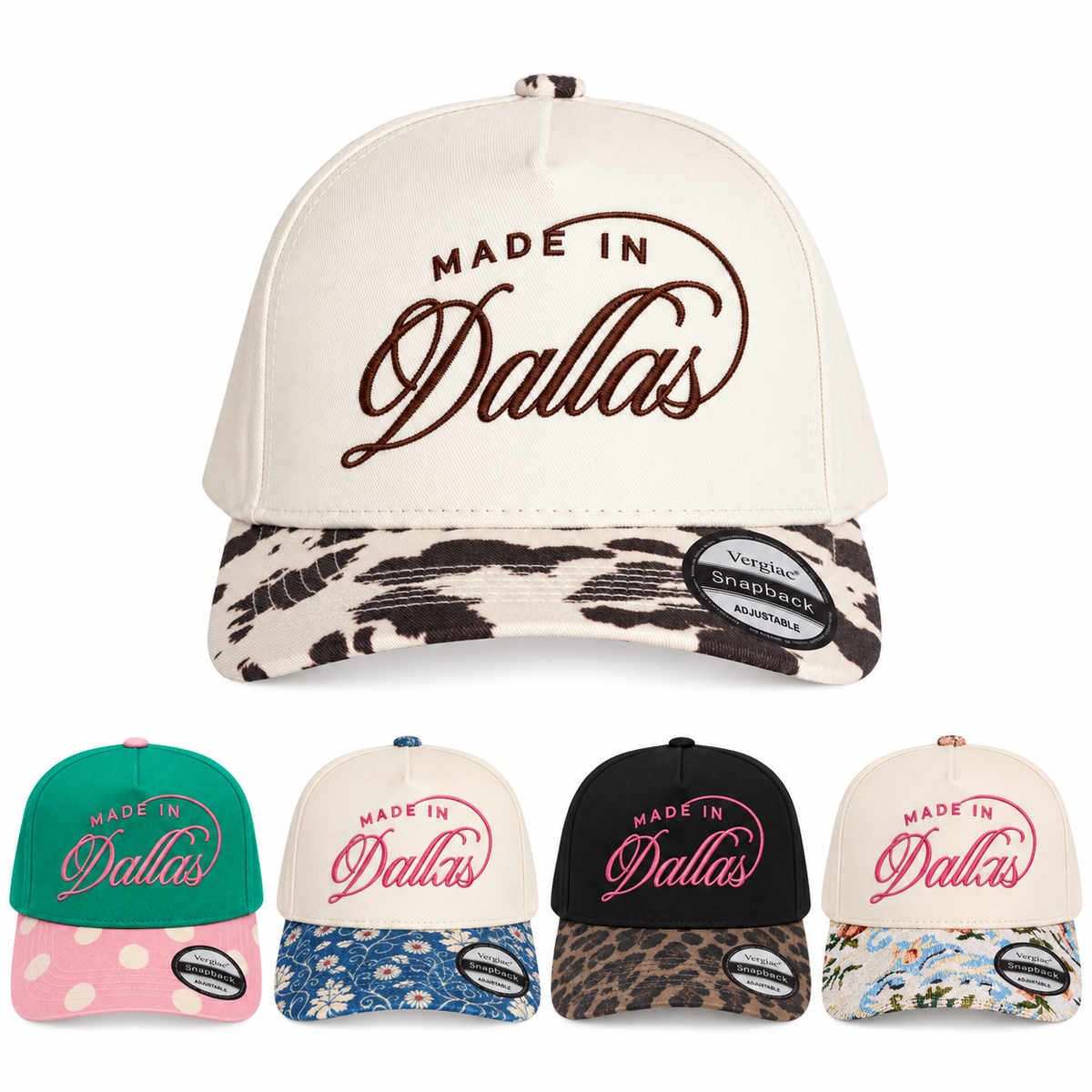 Made In Dallas 5-Panel Trucker Hat product details