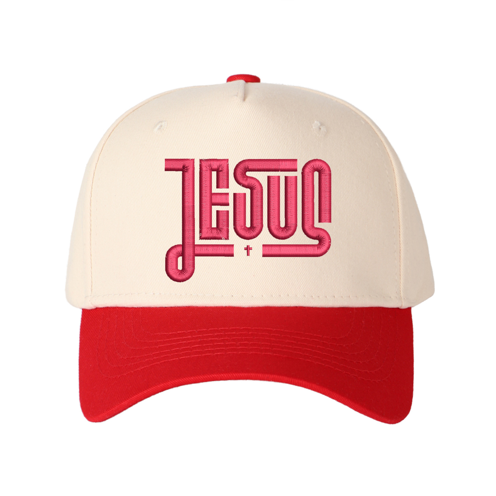 Jesus Embroidered Trucker Hat product details