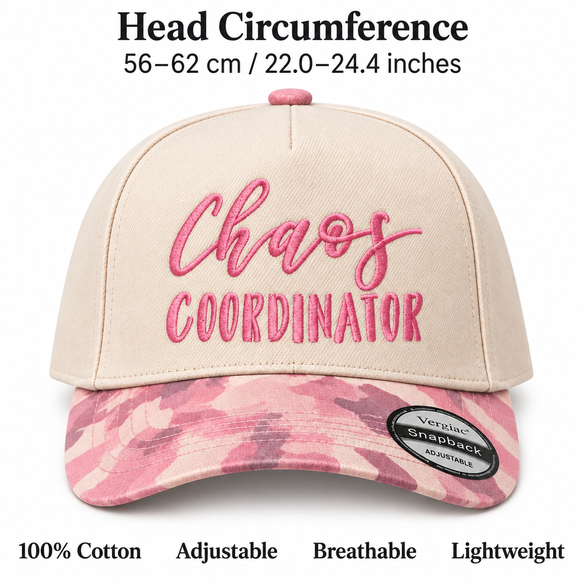 Chaos Coordinator 5-Panel Trucker Hat product details