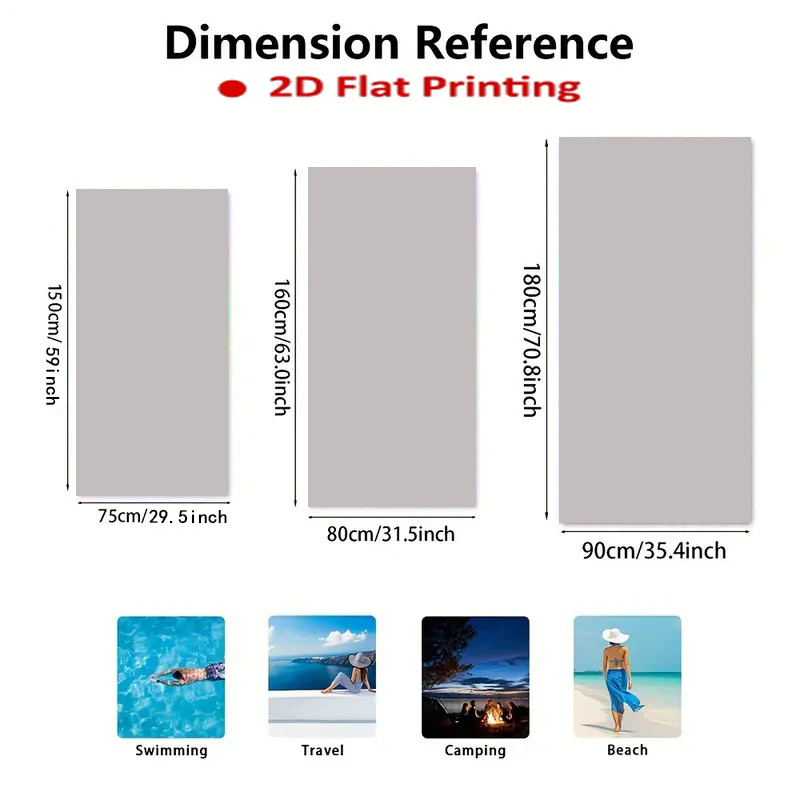 1pc Pack, Microfiber, Beach Towel With Ocean Wave, Seashell, And Starfish Pattern, Quick-Dry Microfiber, Strong Wrap-around Design, Suitable For Beach_voghion.com