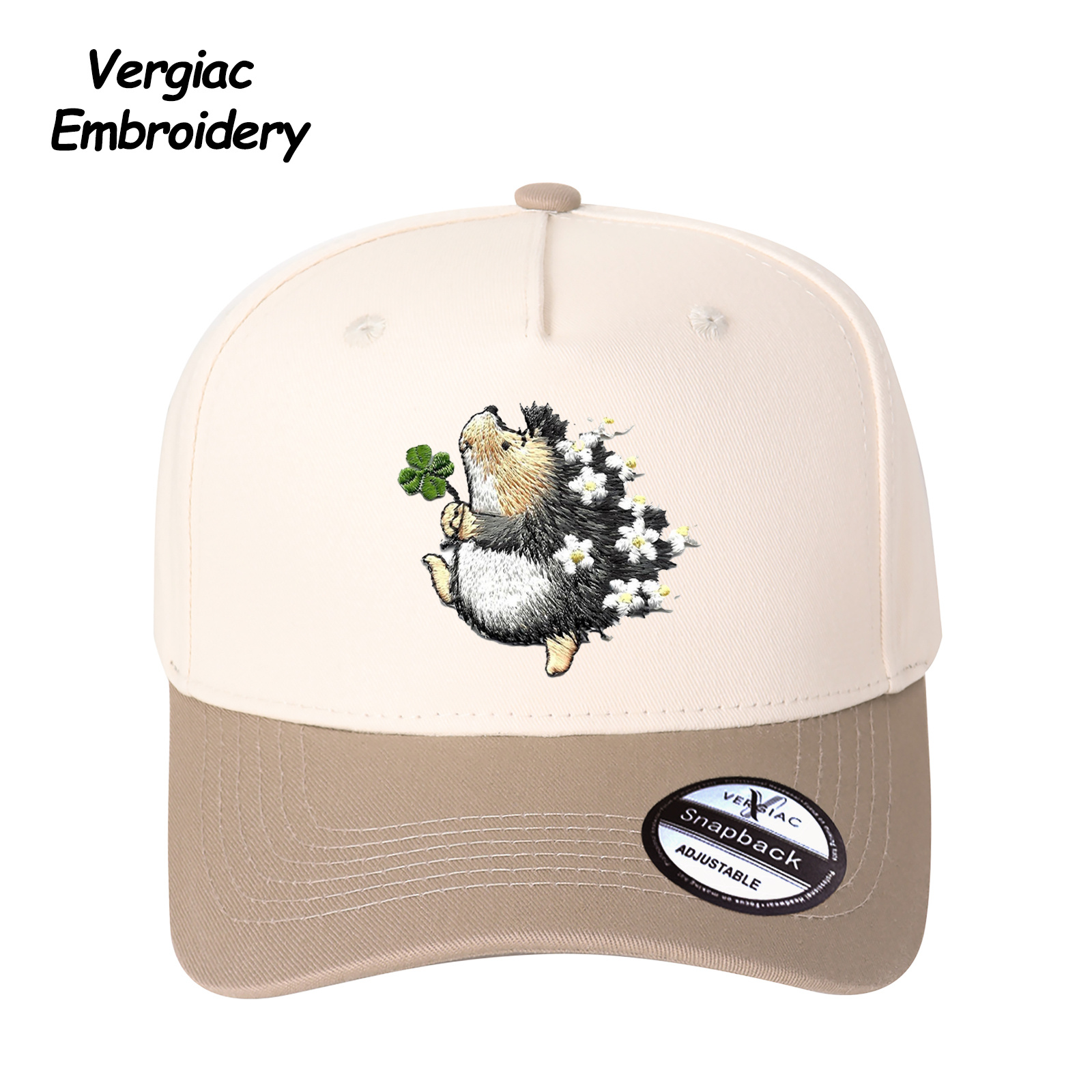 Hedgehog Embroidered Trucker Hat product details