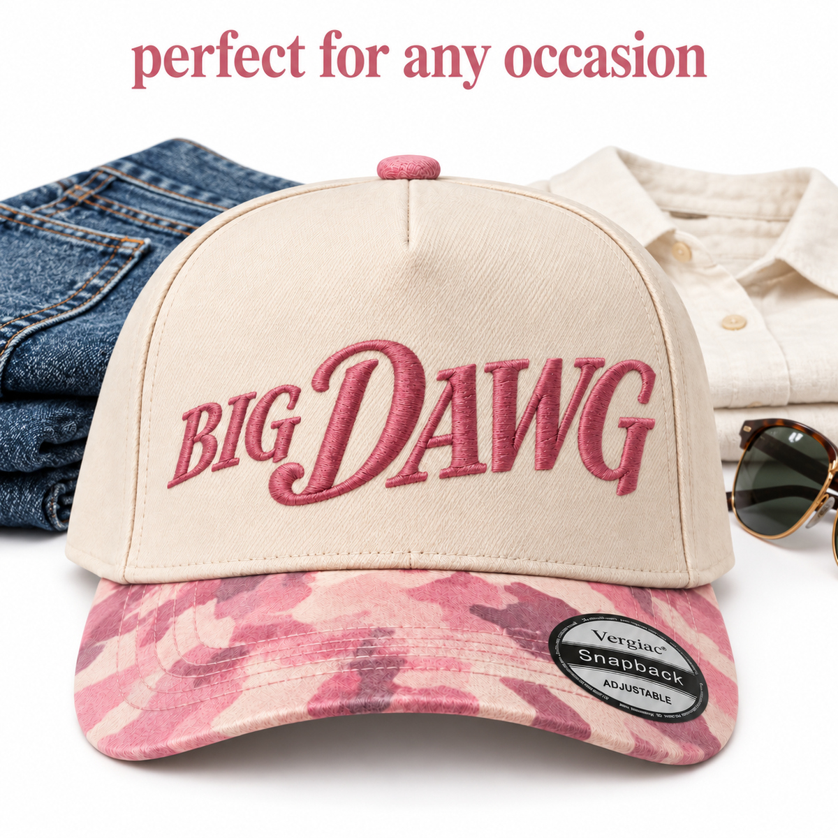 Big Dawg 5-Panel Trucker Hat product details