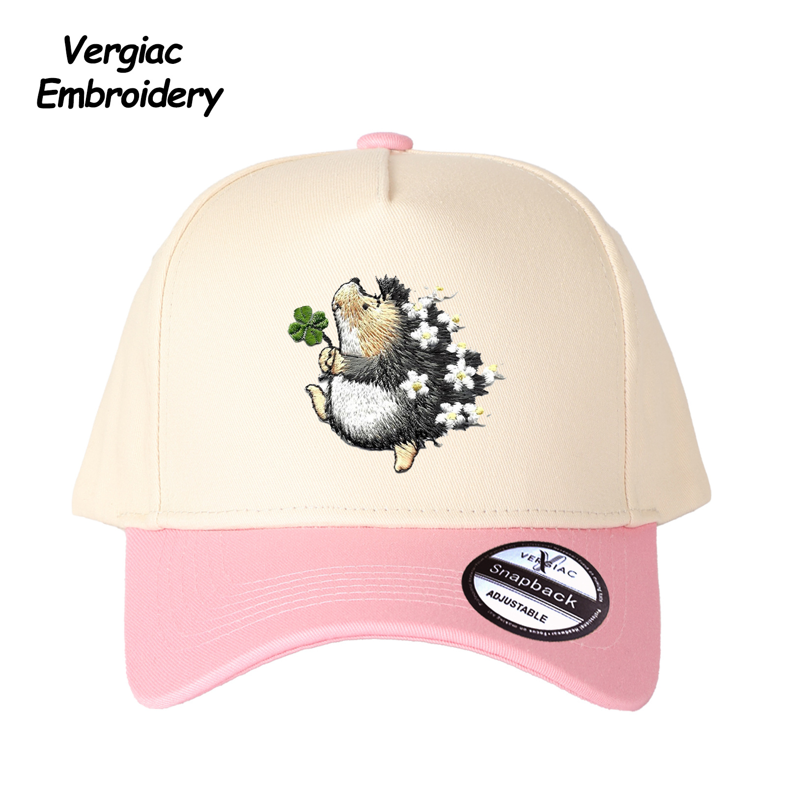 Hedgehog Embroidered Trucker Hat product details