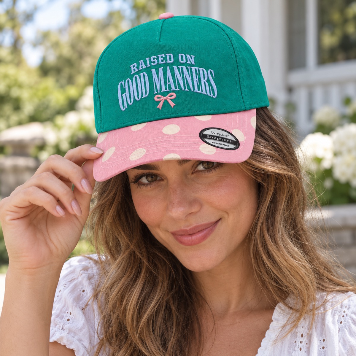 Raised On Good Manners 5-Panel Trucker Hat product details