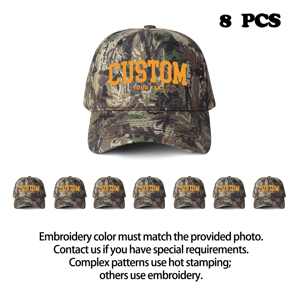 Custom Embroidered Trucker Hats (8-pack) product details