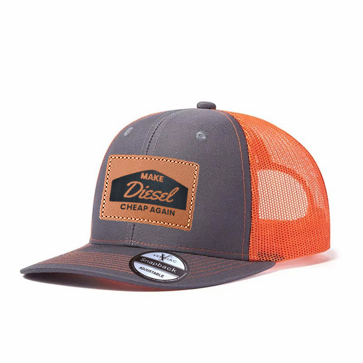 Make Diesel Cheap Again Embroidered Trucker Hat product details