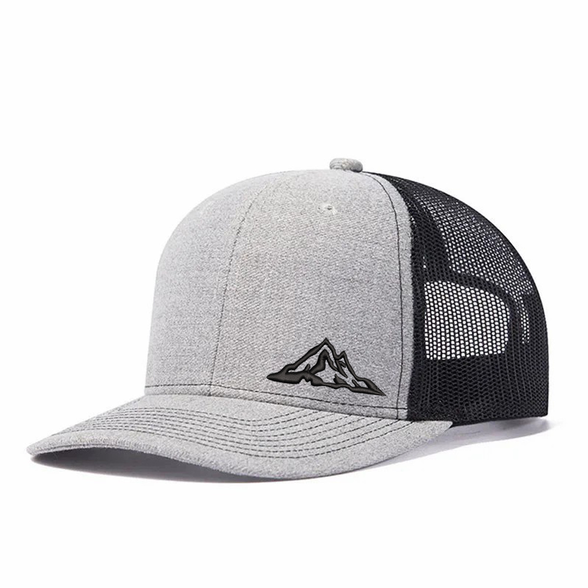 Snowy Mountain Embroidered Trucker Hat / Mesh Cap product details